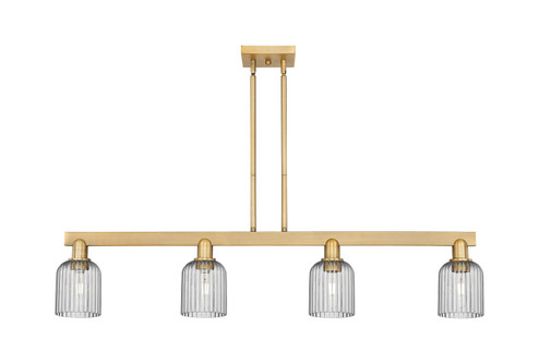 Arcadia Four Light Island Pendant in Brushed Brass (405|7164IBBG5595SM)