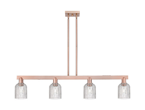Arcadia Four Light Island Pendant in Antique Copper (405|7164IACG5595CL)