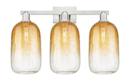 Arcadia Three Light Bath Vanity in Brushed Satin Nickel (405|7163WSNG4827AM)