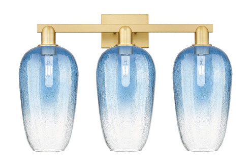 Arcadia Three Light Bath Vanity in Satin Gold (405|7163WSGG4847SB)
