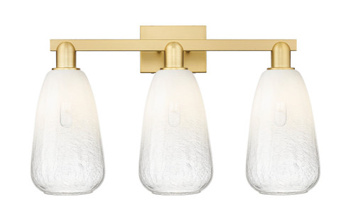 Arcadia Three Light Bath Vanity in Satin Gold (405|7163WSGG4806OP)