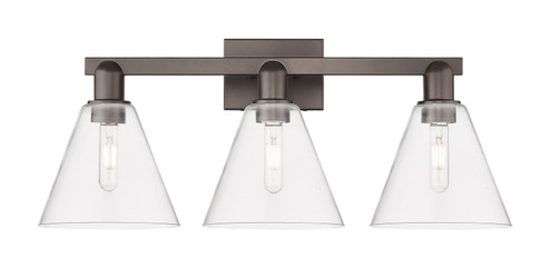 Arcadia Three Light Bath Vanity in Oil Rubbed Bronze (405|7163WOBGBC82)