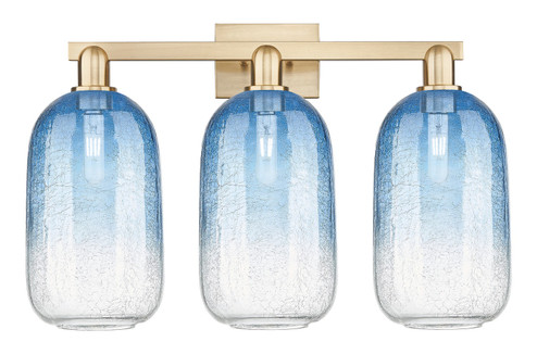 Arcadia Three Light Bath Vanity in Champagne Bronze (405|7163WCBG4827SB)