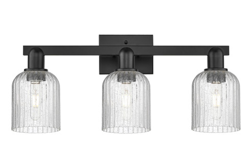 Arcadia Three Light Bath Vanity in Matte Black (405|7163WBKG5595SDY)