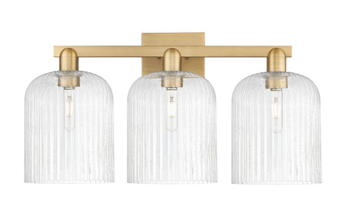 Arcadia Three Light Bath Vanity in Brushed Brass (405|7163WBBG5598SDY)