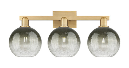 Arcadia Three Light Bath Vanity in Brushed Brass (405|7163WBBG4838SL)