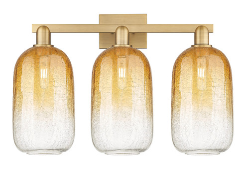 Arcadia Three Light Bath Vanity in Brushed Brass (405|7163WBBG4827AM)