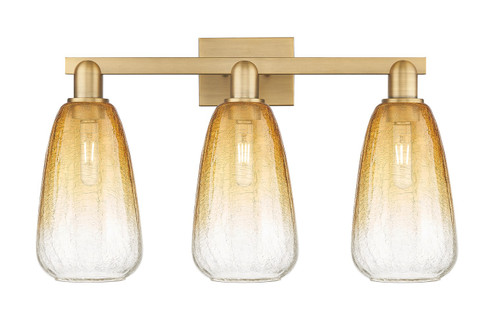 Arcadia Three Light Bath Vanity in Brushed Brass (405|7163WBBG4806AM)