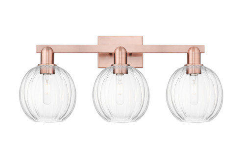 Arcadia Three Light Bath Vanity in Antique Copper (405|7163WACG4587CL)