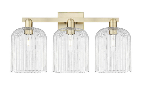 Arcadia Three Light Bath Vanity in Antique Brass (405|7163WABG5598CL)