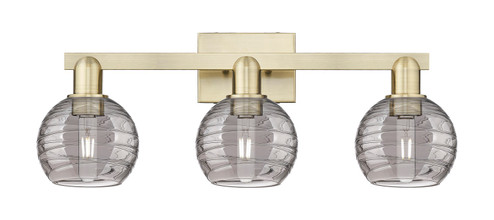 Arcadia Three Light Bath Vanity in Antique Brass (405|7163WABG12136SM)