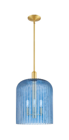 Arcadia One Light Mini Pendant in Satin Gold (405|7163SSGG55912BL)