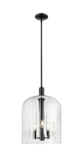 Arcadia One Light Mini Pendant in Matte Black (405|7163SBKG55912SDY)