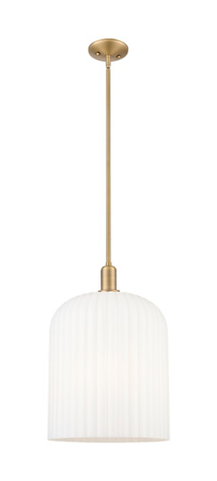 Arcadia One Light Mini Pendant in Brushed Brass (405|7163SBBG55912GWH)