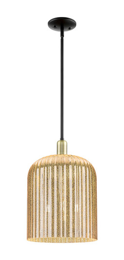 Arcadia One Light Mini Pendant in Black Antique Brass (405|7163SBABG55912ME)