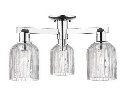 Arcadia Three Light Semi-Flush Mount in Polished Chrome (405|7163FPCG5595CL)
