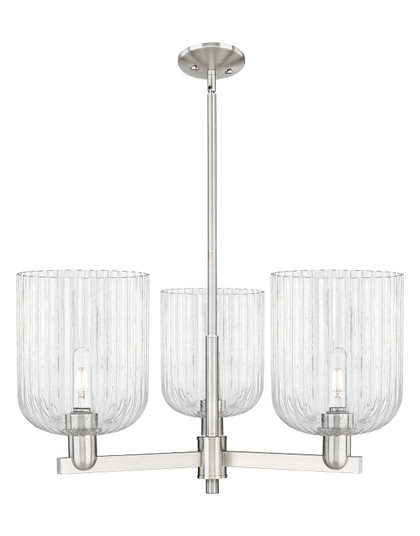 Arcadia Three Light Pendant in Satin Nickel (405|7163CRSNG5598CL)
