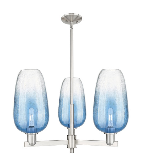 Arcadia Three Light Pendant in Satin Nickel (405|7163CRSNG4847SB)