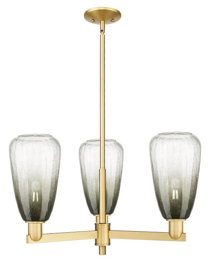 Arcadia Three Light Pendant in Satin Gold (405|7163CRSGG4806SL)