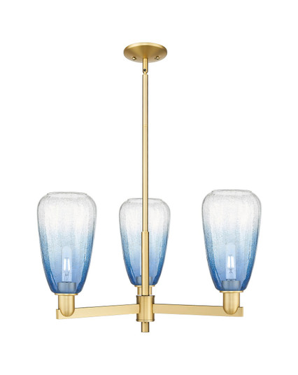Arcadia Three Light Pendant in Satin Gold (405|7163CRSGG4806SB)