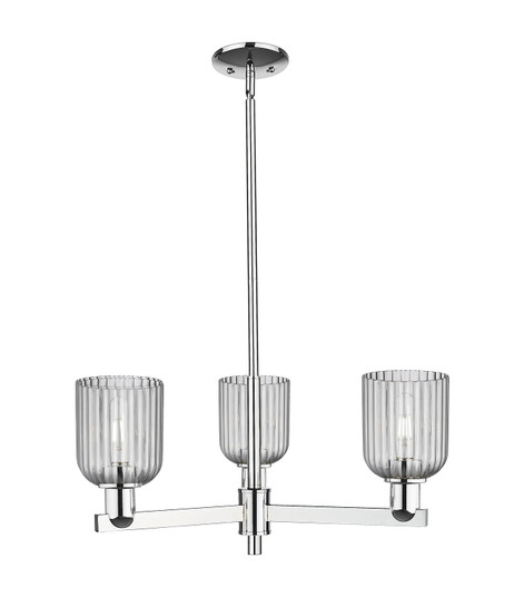 Arcadia Three Light Pendant in Polished Chrome (405|7163CRPCG5595SM)