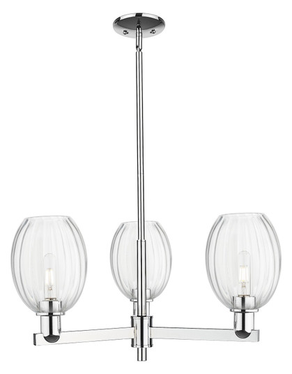 Arcadia Three Light Pendant in Polished Chrome (405|7163CRPCG4596CL)