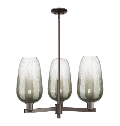 Arcadia Three Light Pendant in Oil Rubbed Bronze (405|7163CROBG4847SL)
