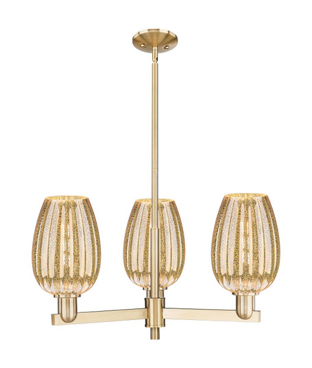 Arcadia Three Light Pendant in Champagne Bronze (405|7163CRCBG4576ME)