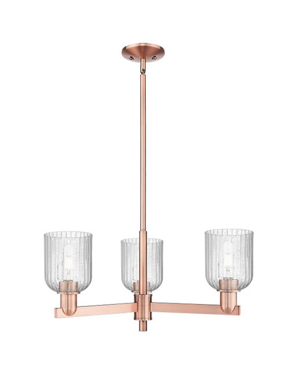 Arcadia Three Light Pendant in Antique Copper (405|7163CRACG5595SDY)