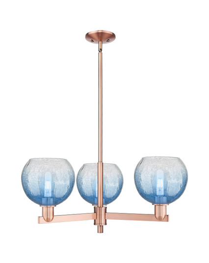 Arcadia Three Light Pendant in Antique Copper (405|7163CRACG4838SB)