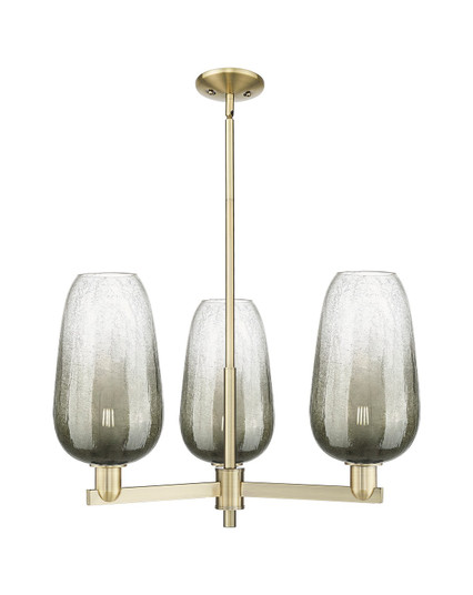 Arcadia Three Light Pendant in Antique Brass (405|7163CRABG4847SL)