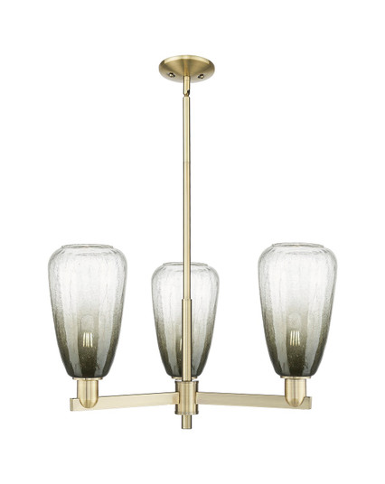 Arcadia Three Light Pendant in Antique Brass (405|7163CRABG4806SL)