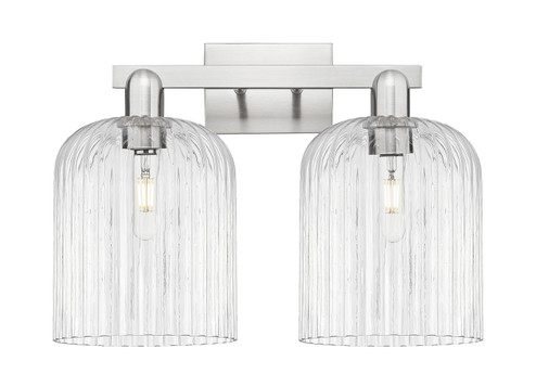 Arcadia Two Light Bath Vanity in Brushed Satin Nickel (405|7162WSNG5598CL)