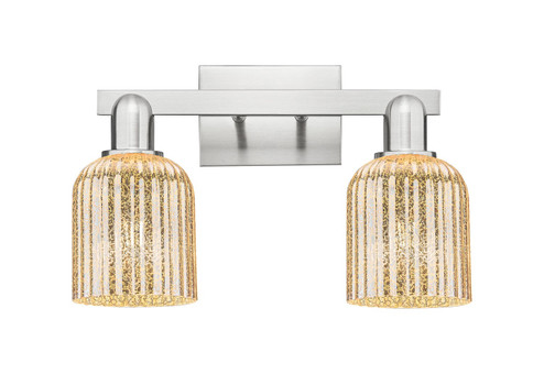 Arcadia Two Light Bath Vanity in Brushed Satin Nickel (405|7162WSNG5595ME) Arcadia Two Light Bath Vanity in Brushed Satin Nickel (405|7162WSNG5595ME)