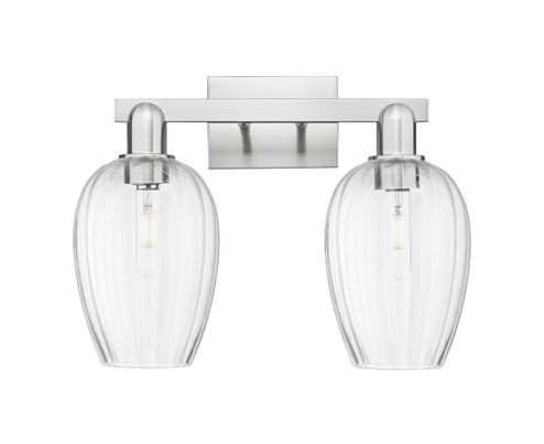 Arcadia Two Light Bath Vanity in Brushed Satin Nickel (405|7162WSNG4576CL)