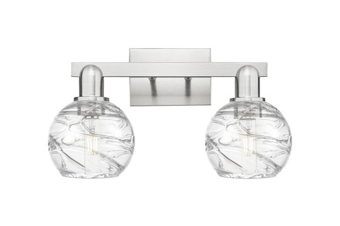 Arcadia Two Light Bath Vanity in Brushed Satin Nickel (405|7162WSNG12136CL)