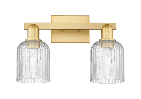 Arcadia Two Light Bath Vanity in Satin Gold (405|7162WSGG5595SDY)