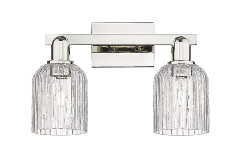 Arcadia Two Light Bath Vanity in Polished Nickel (405|7162WPNG5595CL)