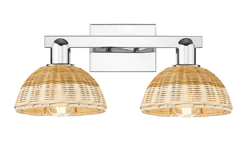 Arcadia Two Light Bath Vanity in Polished Chrome (405|7162WPCNBD275NAT)