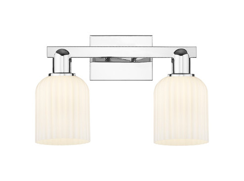 Arcadia Two Light Bath Vanity in Polished Chrome (405|7162WPCG5595GWH)