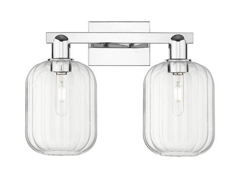 Arcadia Two Light Bath Vanity in Polished Chrome (405|7162WPCG4607CL)