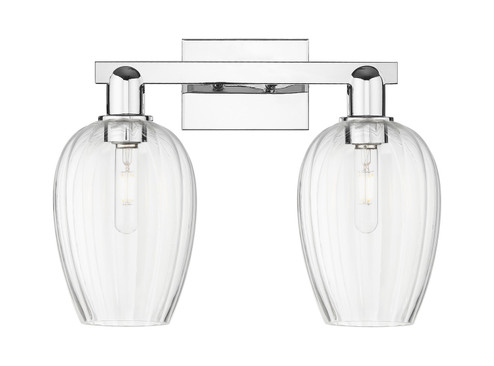 Arcadia Two Light Bath Vanity in Polished Chrome (405|7162WPCG4576CL)