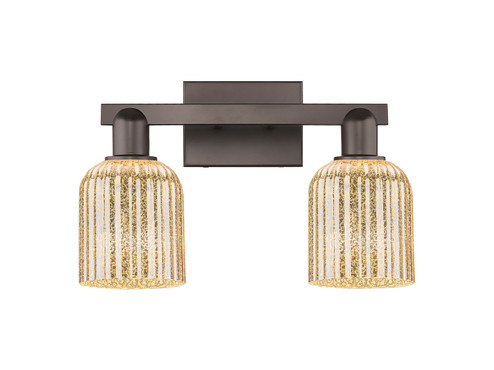 Arcadia Two Light Bath Vanity in Oil Rubbed Bronze (405|7162WOBG5595ME)