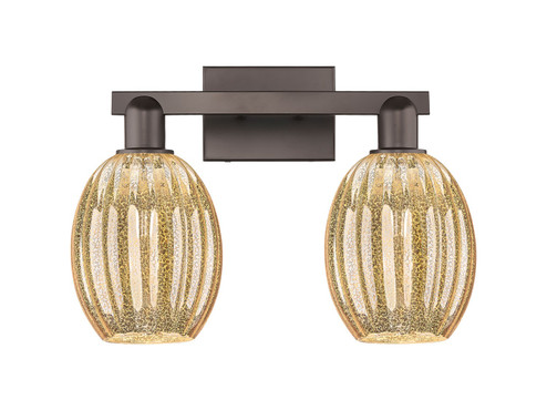 Arcadia Two Light Bath Vanity in Oil Rubbed Bronze (405|7162WOBG4596ME)