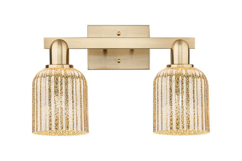 Arcadia Two Light Bath Vanity in Champagne Bronze (405|7162WCBG5595ME)