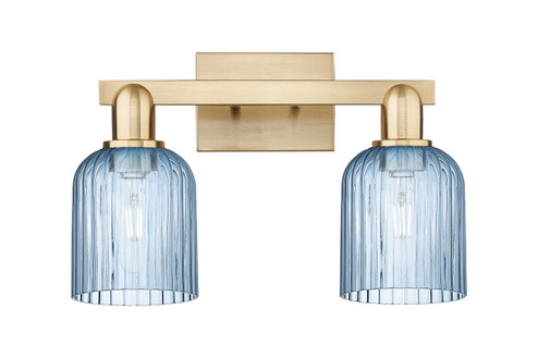 Arcadia Two Light Bath Vanity in Champagne Bronze (405|7162WCBG5595BL)