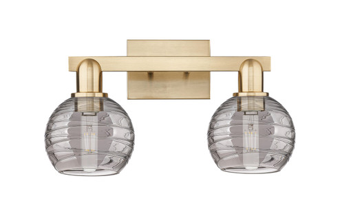 Arcadia Two Light Bath Vanity in Champagne Bronze (405|7162WCBG12136SM)