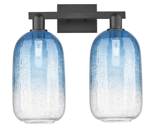 Arcadia Two Light Bath Vanity in Matte Black (405|7162WBKG4827SB)