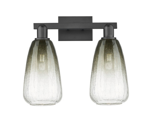 Arcadia Two Light Bath Vanity in Matte Black (405|7162WBKG4806SL)