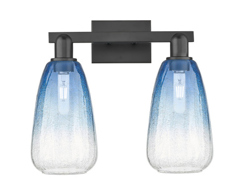 Arcadia Two Light Bath Vanity in Matte Black (405|7162WBKG4806SB)